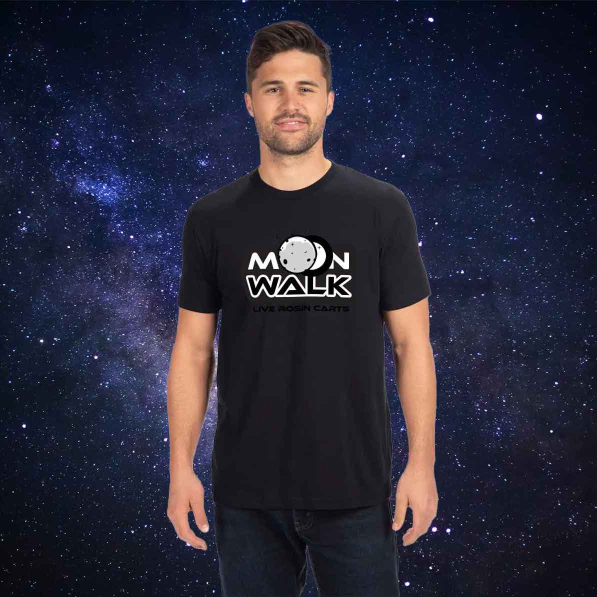 Mens short sleeve t-shirt "Moonwalk Logo"