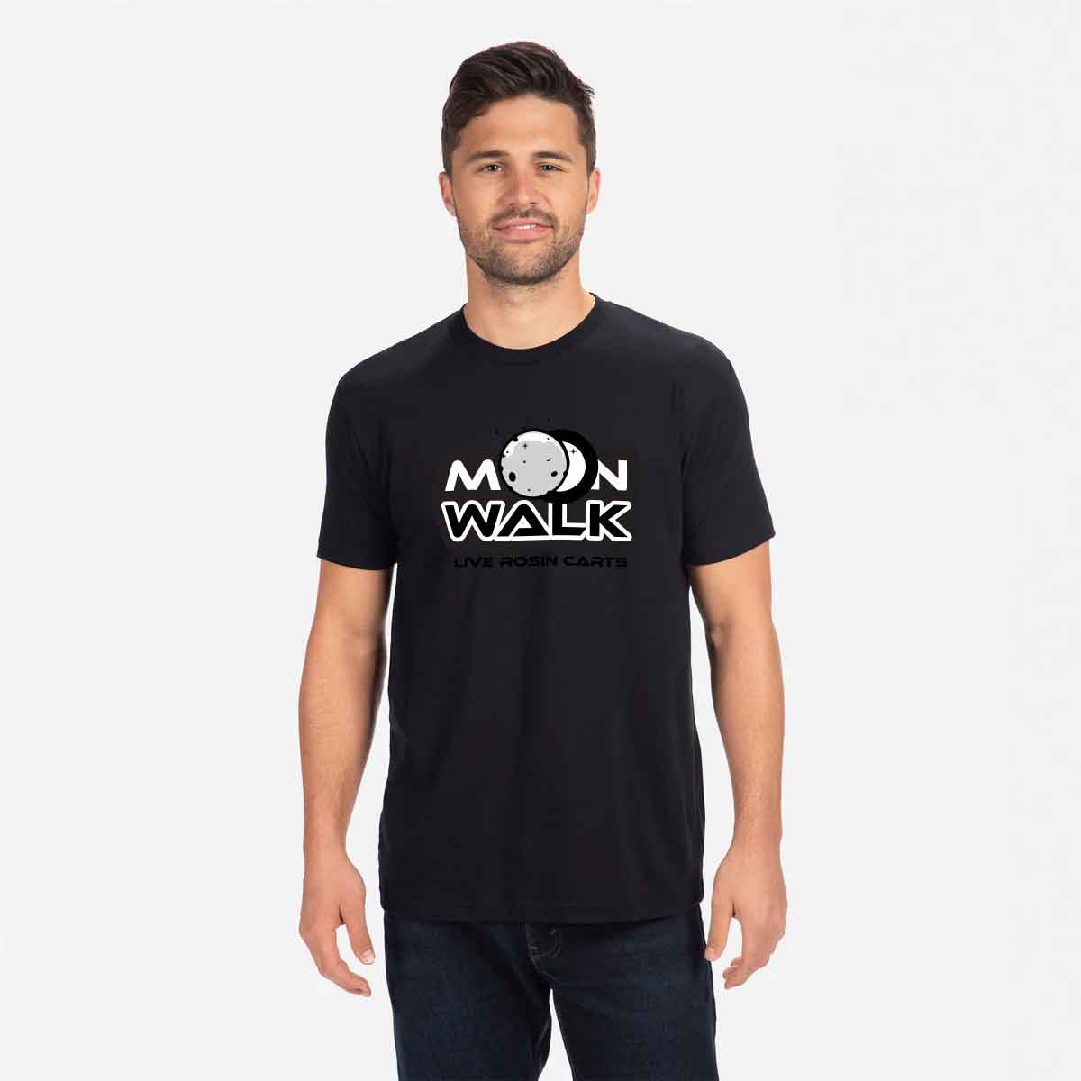 Mens short sleeve t-shirt "Moonwalk Logo"