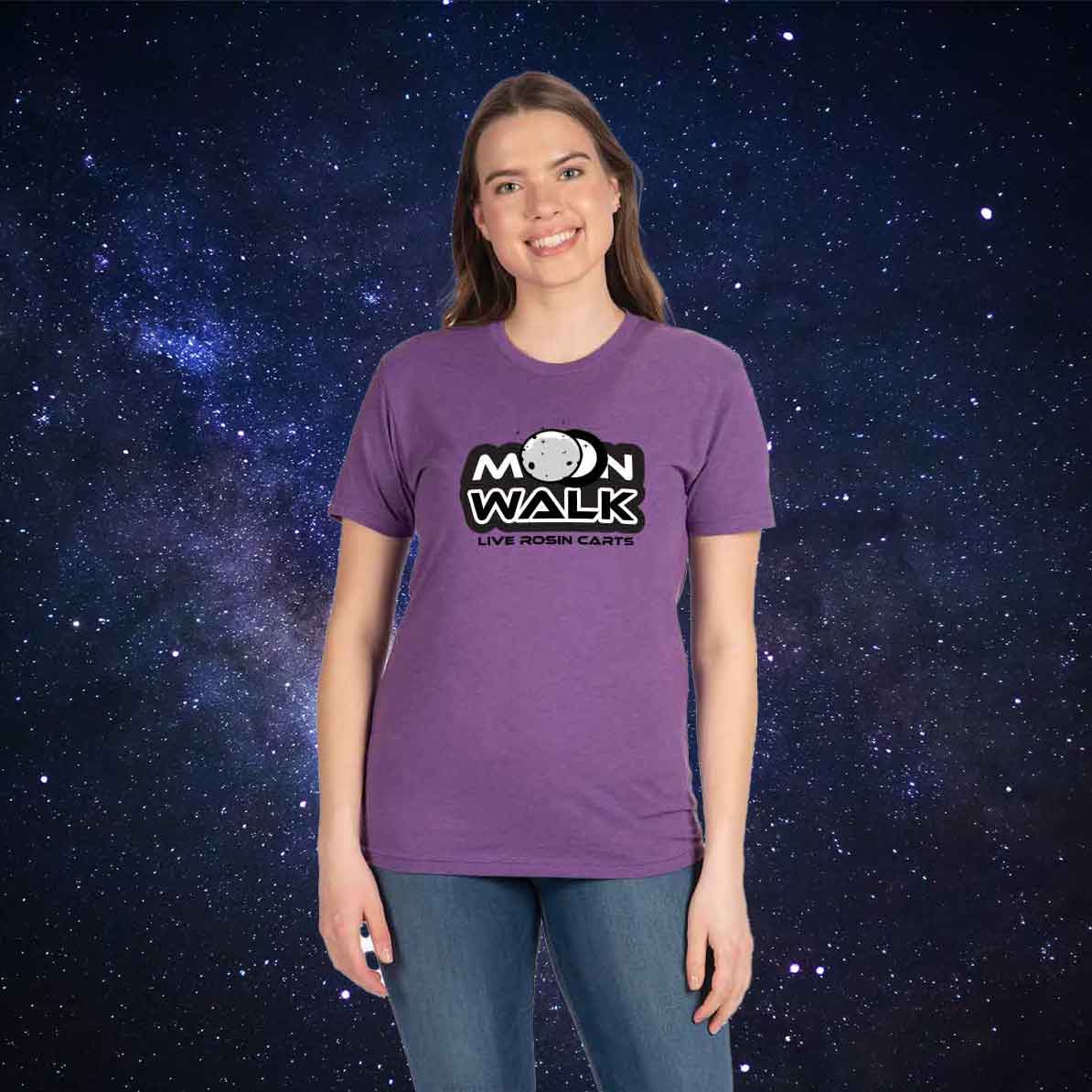 Womens short sleeve t-shirt "Moonwalk Logo"